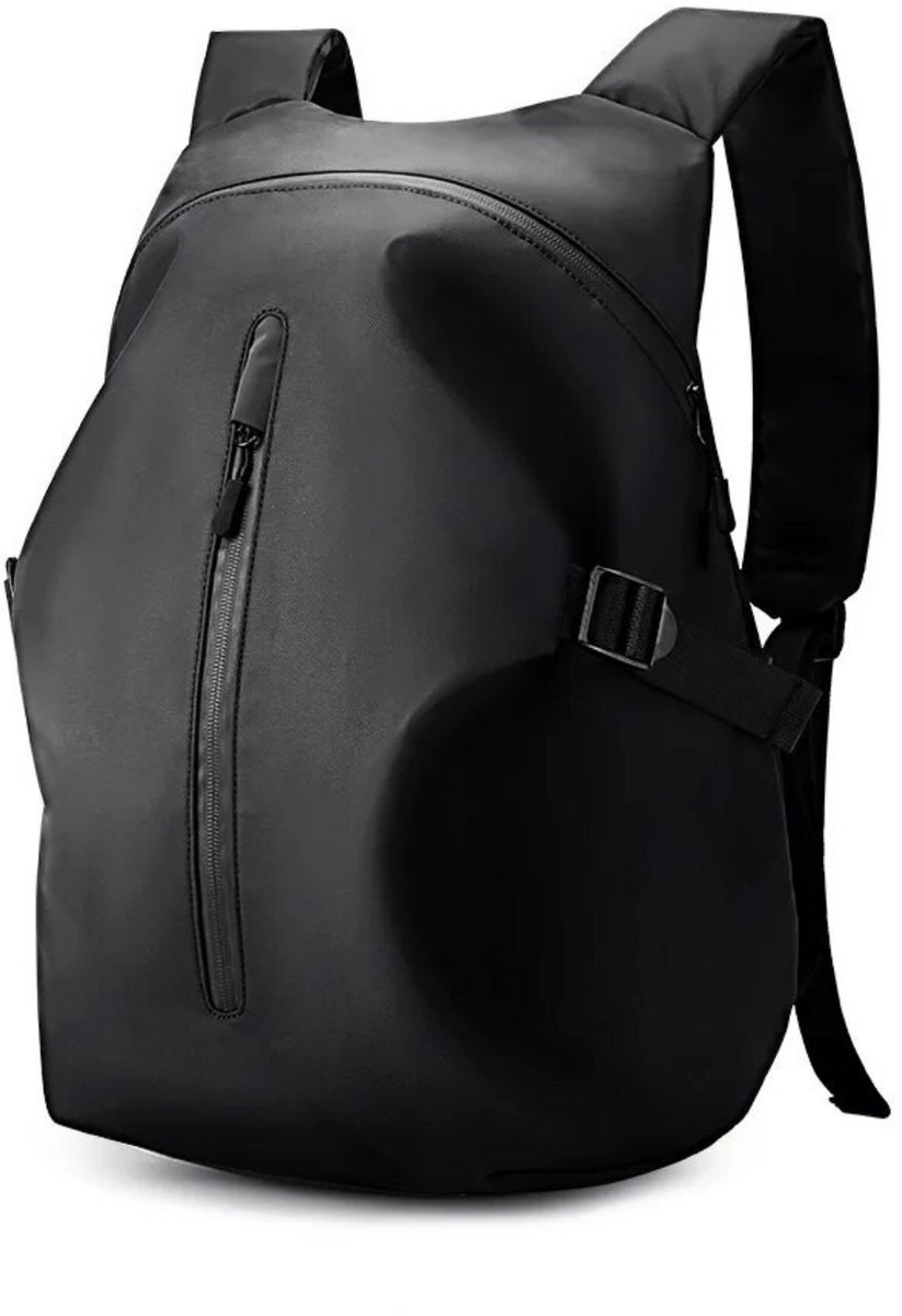 Motor Rugzak Waterdicht - Helm - Laptop Backpack - Met rits - Zwart - Medium