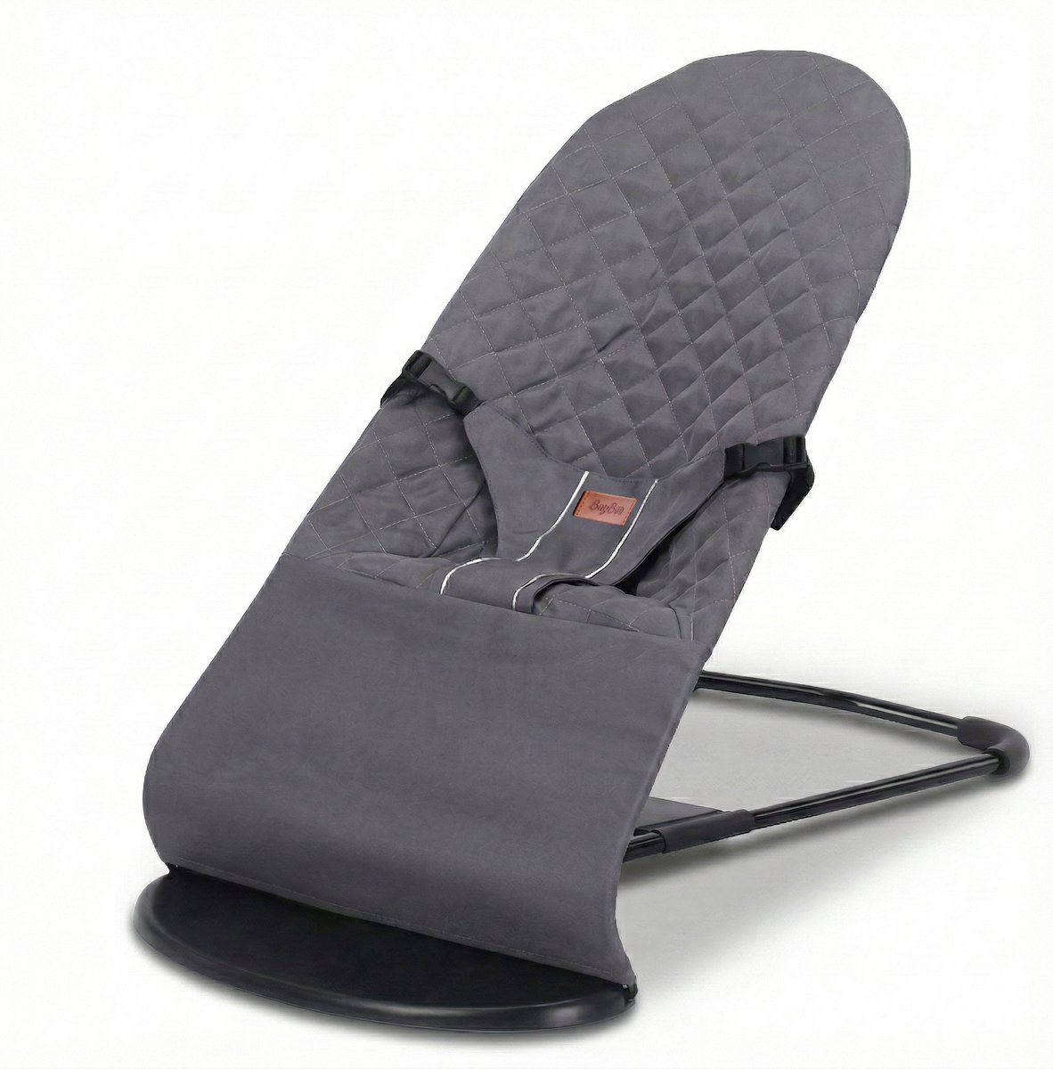 BayBoo Wipstoel Grijs - Baby Bouncer - Makkelijk Meenemen - Swing Stoel
