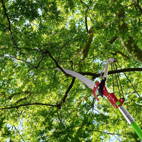 Boomstokzaag Verstelbaar - Handmatige Telescoop Snoeizaag voor Hoog Snoeiwerk - Inclusief Draagtas — afbeelding 5