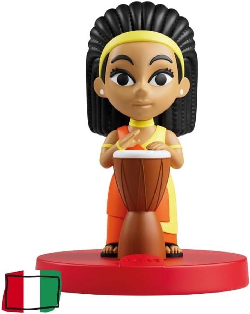Klankfiguur FABA – Afrika in muziek – muziek, liedjes en geluiden – speelgoed, educatieve inhoud, Italiaanse versie, jongens en meisjes van alle leeftijden
