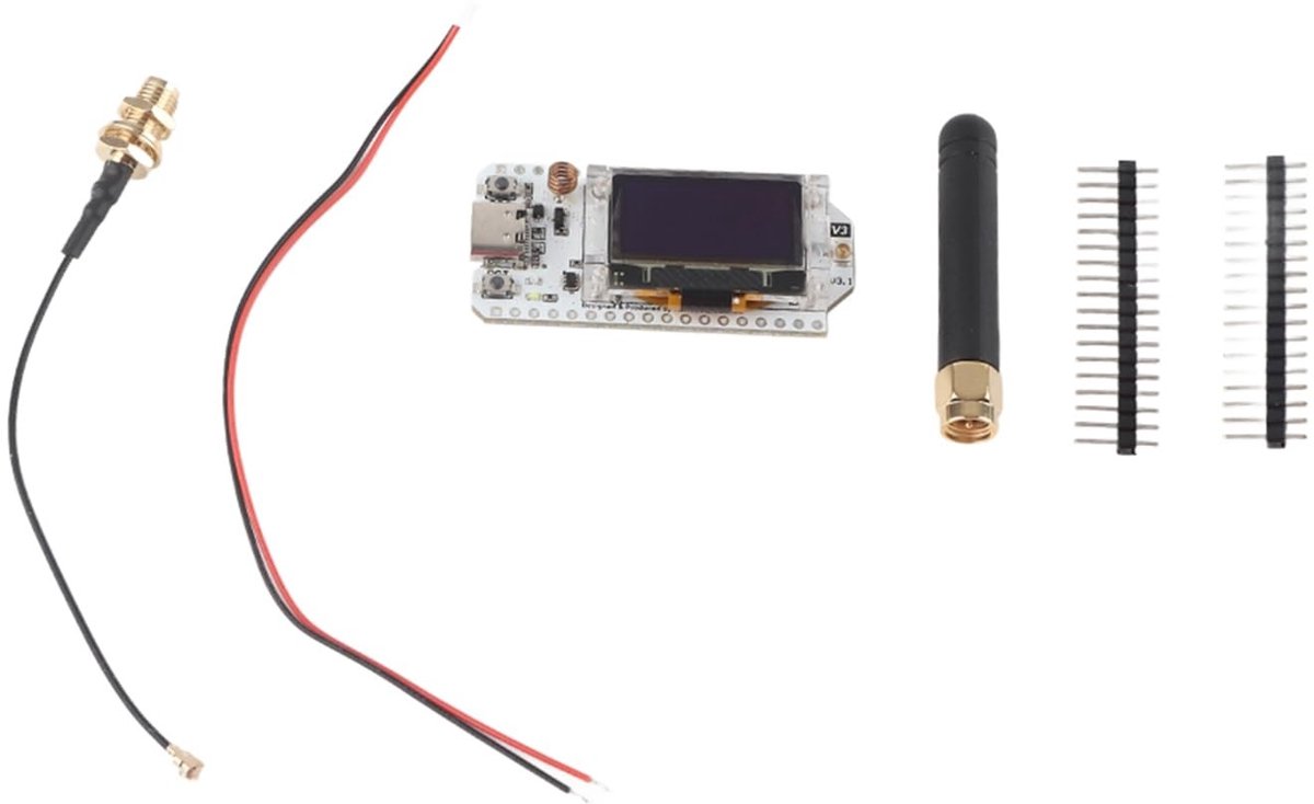 Allecto - SX1276 ESP32 Ontwikkelbord met Antenne en OLED Display - Wifi & LoRa Module 868-915