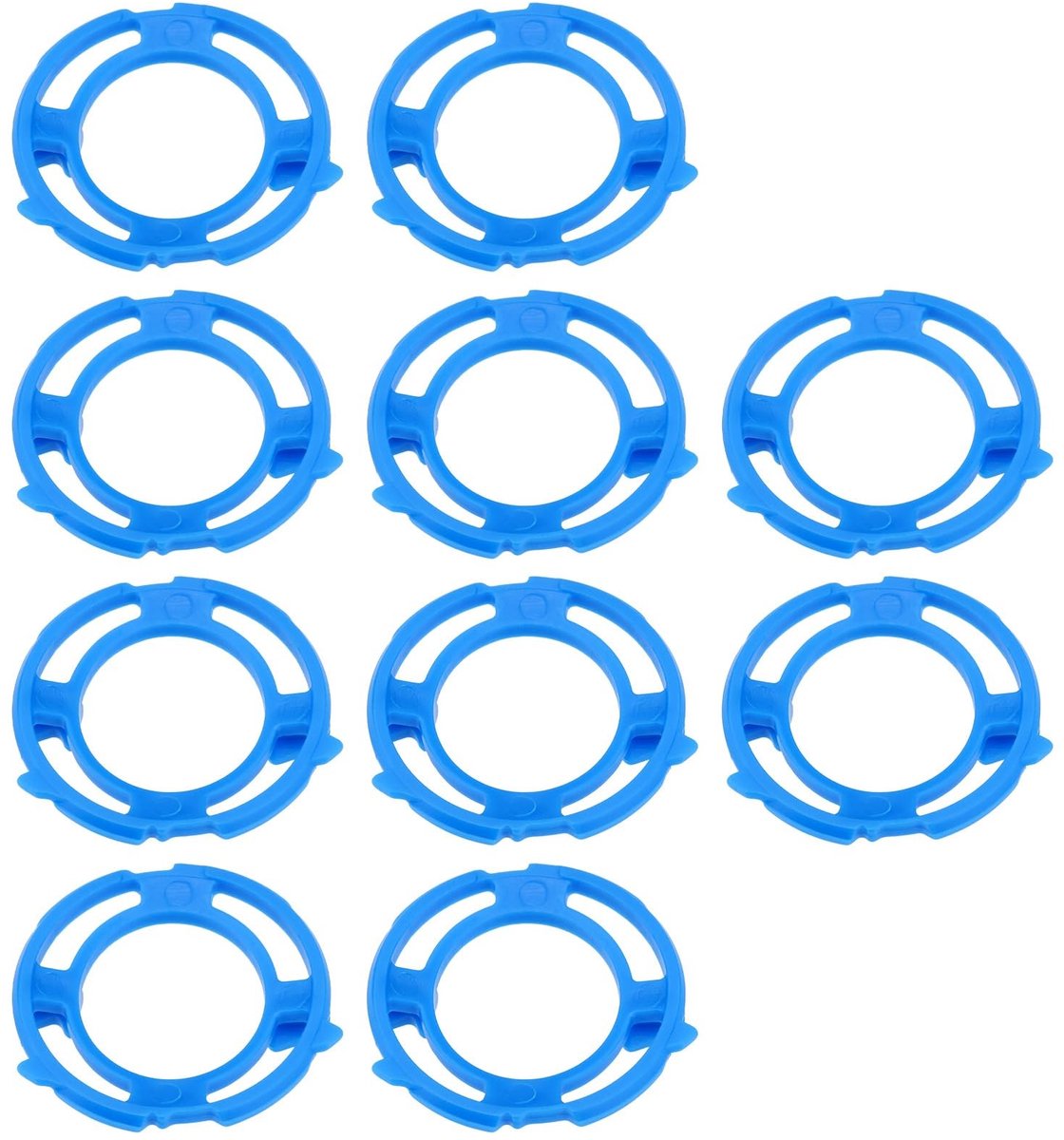 10 Stuks Scheermes Bevestigingsringen voor Philips S5008 S5010 S5011 S5013 S5015 - Blauw