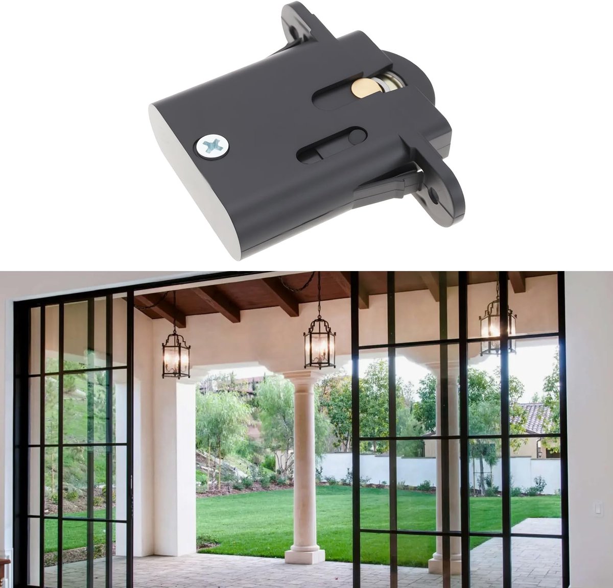 4 Stuks 32mm Schuifdeur Rollenwielen voor Beveiligingsschermen