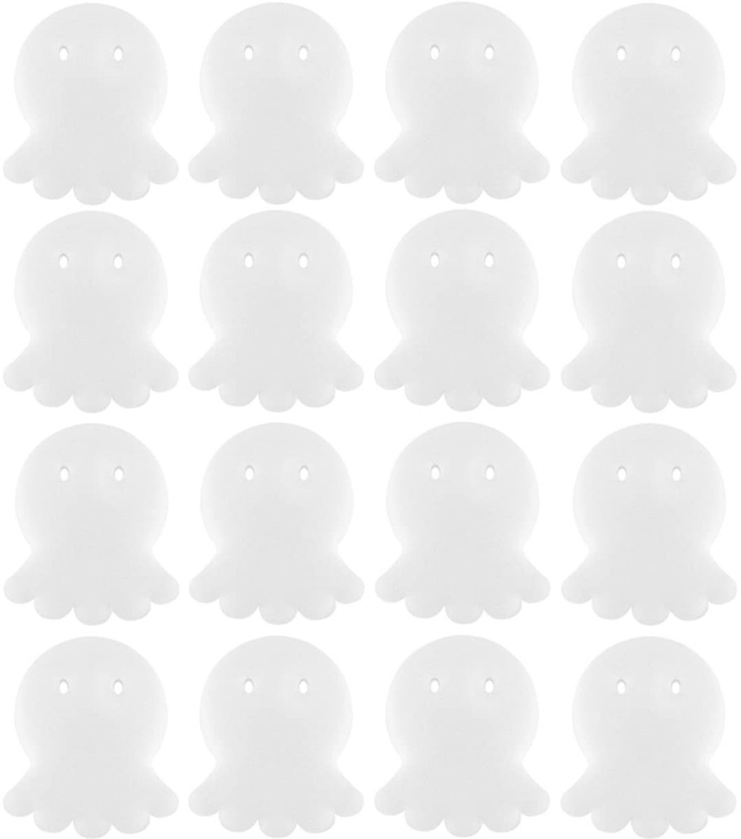 Dailygoods- Absorberende Sponzen 16 Stuks - Olieabsorberende Sponzen - Filters voor Zwembad/Spa - Octopusvormig - Herbruikbaar - Eenvoudig Schoonmaken - Olieabsorberende Spons