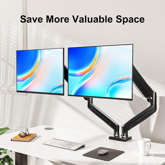 ARES WING Monitor Halterung 2 Monitore für 17-49 Zoll Flach & Curved