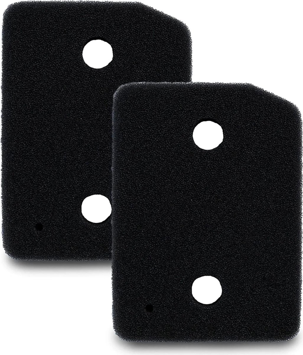 geschikt voor Miele 9164761 stomerijmachine filter spons - set van twee