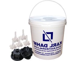 Tegel level systeem - Tegel egalisatie - Vlakke vloeren leggen - Herbruikbare caps - 3-12 mm dikte