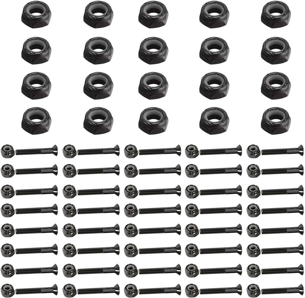 Skateboard Hardware Set Moeren en Schroeven Shortboard Montage Universele Standaardmaat 5/16-24 Inch