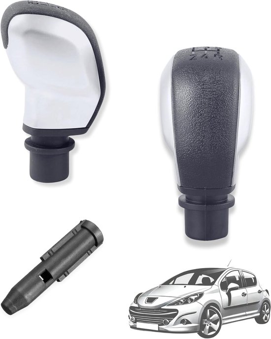 Schakelpook Knop - Versnellingspook Upgrade - Comfortabel Rijden - Complete Set Met Adapter - Metaal Geborsteld — afbeelding 5