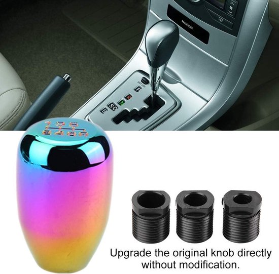 Schakelpook Knop - Handmatige Versnelling - Auto Tuning - Universele Pasvorm - Zwart — afbeelding 2