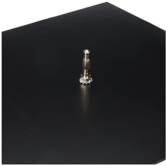 Chladni Plaat - Vierkante Plaat - Natuurkunde Experimenten - Akoestische Figuren Genereren - 180x180 mm - Metaal — afbeelding 3