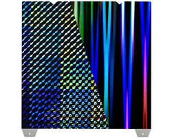 IdeaFormer Smooth H1H printplaat 235x235, Rainbow Streak+Phantom H1H Spring Steel printbed Ender 3 bouwplaat voor Creality K1/K1C/K1 SE/Ender 5 S1/Ender 3 S1 Pro/Ender 3 S1/Ender V3 KE/Ender 3 V3 SE