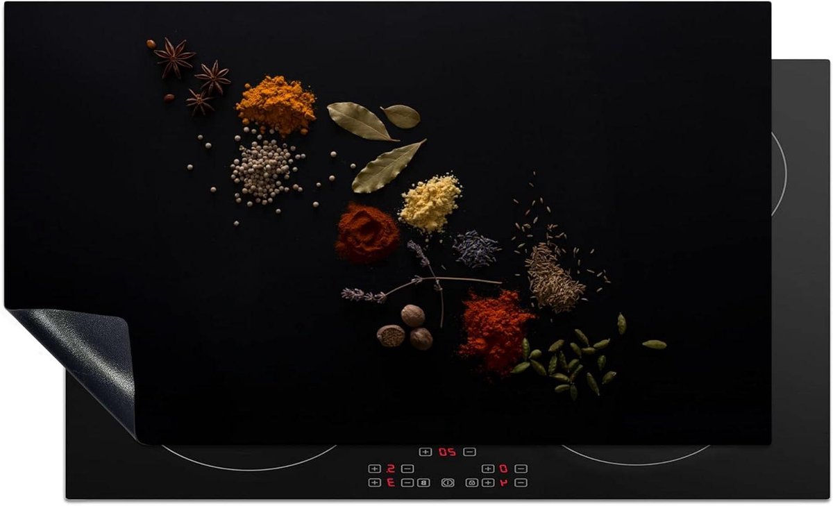 Inductie Beschermer - Kookplaat Afdekplaat - Keuken Decoratie - Anti Slip Mat - 91x52 cm - Zwart