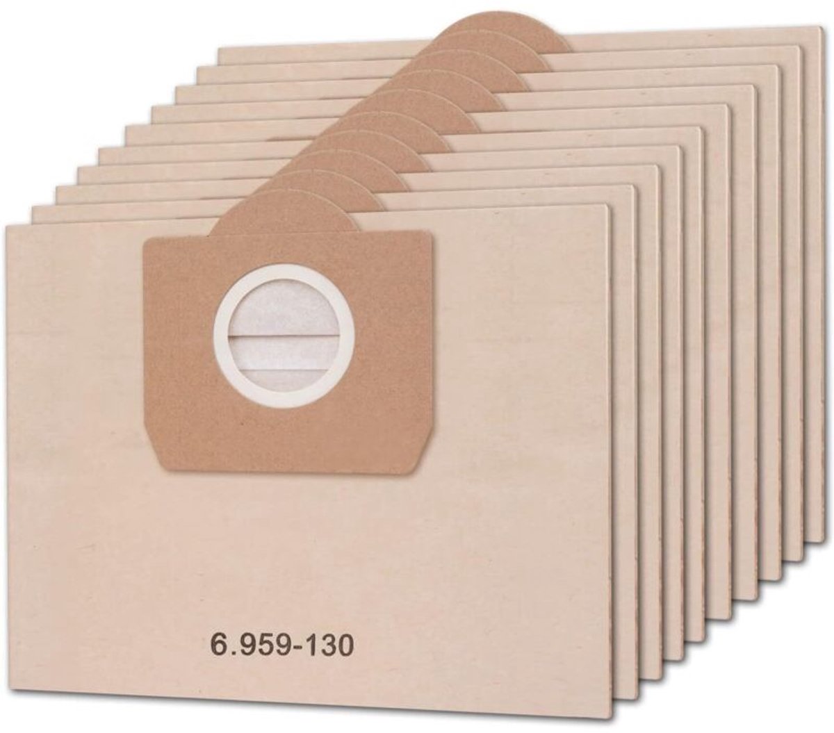 Artraise WD3 stofzuigerzakken 6.959-130.0- verpakking van 15 premium stofzuigerzakken met papieren filters voor Kärcher MV3 WD3P