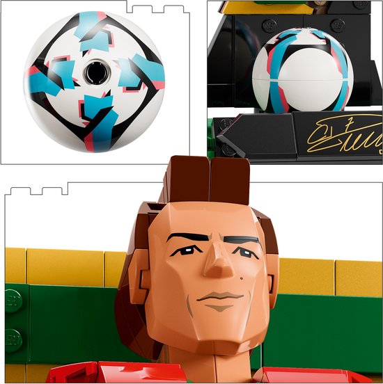 LEGO Editions Cristiano Ronaldo - Légende du Football CR 7 Kit de Construction pour Enfants - 43016