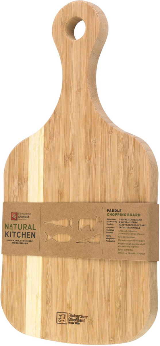 Richardson Sheffield Bamboo Snijplank Paddle 38x19x2 cm