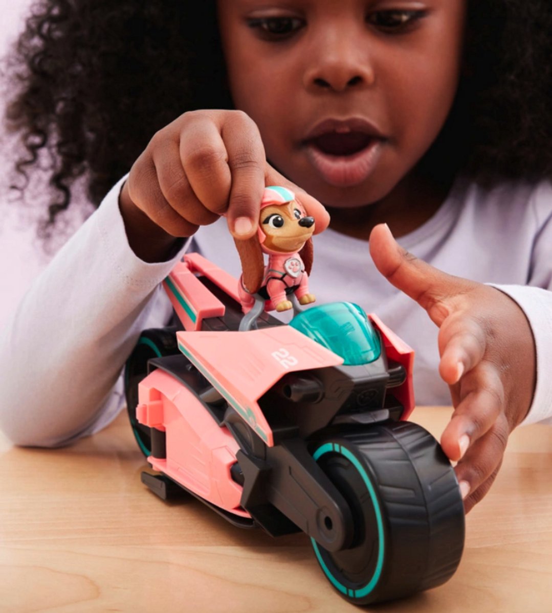 Paw Patrol Speelgoed - Reddingsmotor met Liberty en 3 Junior Patrollers - Vanaf 3 jaar - Motor - Motorfiets - Figuren - Poppetjes — afbeelding 5