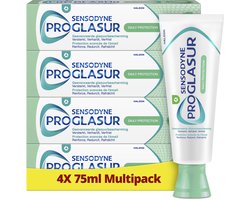 Sensodyne - Tandpasta - Pro Glasur - Daily Protection - 75ml x 4