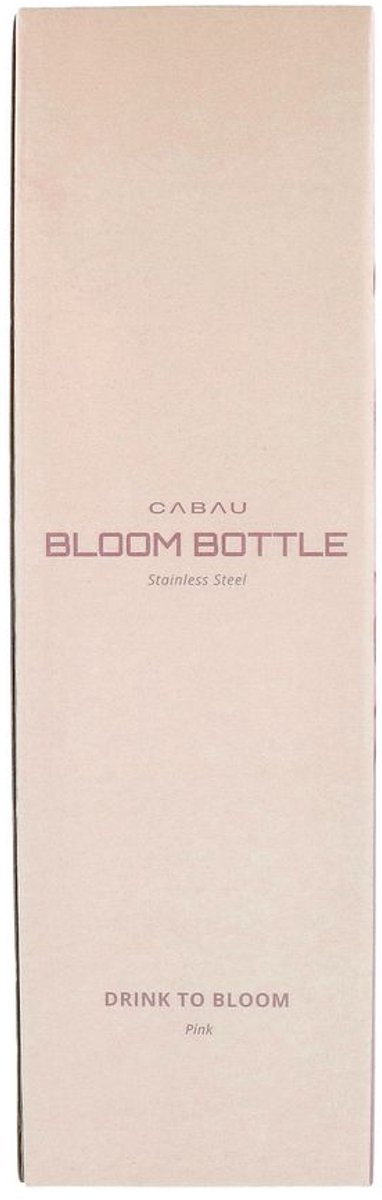 Cabau – Bloom Waterfles Staal – 870 ml – Pink – Roestvrijstalen Drinkfles met Rietje – BPA-vrij & Lekvrij – Thermosfles voor Sporten, Werk en Onderweg — cadeau in Sport & Outdoor - foto 7