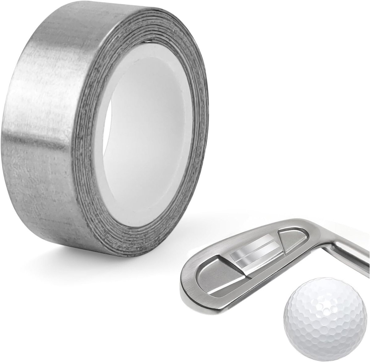 Adhesieve Gewichten Tape voor Golfclubs, Vissershengels en Tennisrackets - 1.2 cm × 107 cm, Snijbare Lood Tape voor Precisie en Stabiliteit