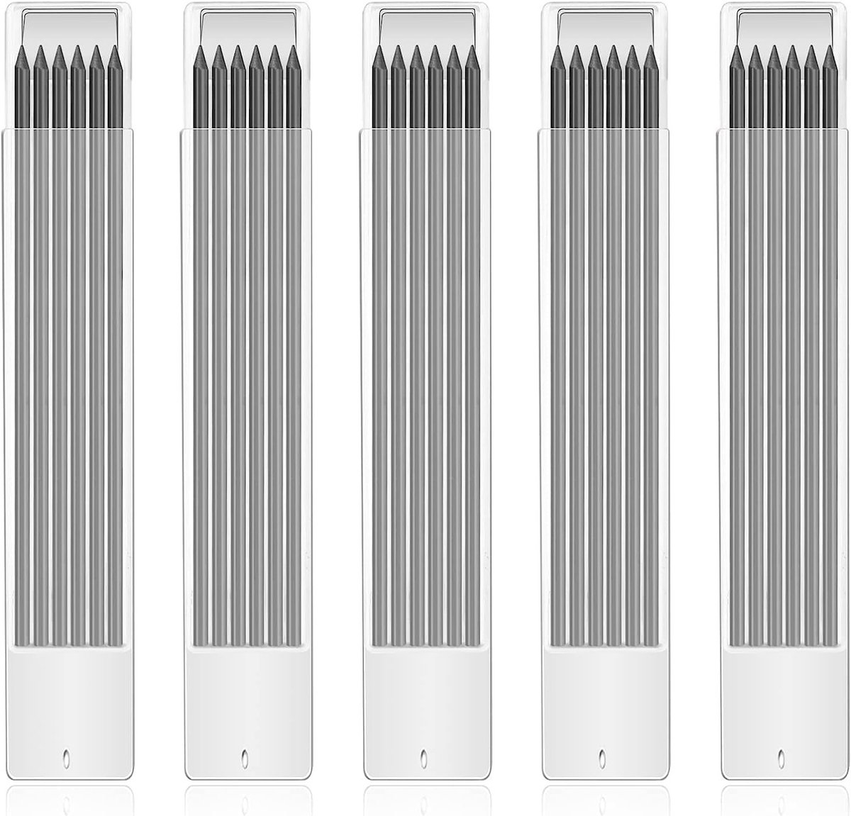 30 Stuks Reservevullingen 2.8mm voor Houtbewerkingspotloden, Diepte Markeringen, Bouwgereedschap en Tekenmarkers