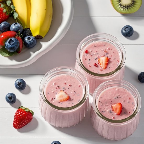 NTHProducts - 200ml yogurt glasses - dessert glazen - ideaal voor pudding en jam - 20 stuks - met etiketten en draad - multifunctioneel - voor huisgema... van nthproducts — afbeelding 3