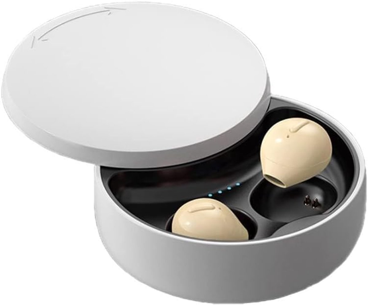Onzichtbare mini Bluetooth Oordopjes, True Draadloze Oordopjes Hoofdtelefoon Bluetooth5.1 Draadloze Oordopjes Bluetooth Oortje Auto Headset Met 350mAh Opladen Doos Verbeterd Comfort Fit