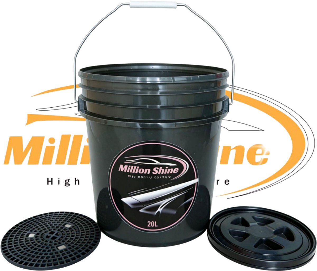 Grit Bucket - Was Emmer - Inclusief Zeef En Deksel - 20L