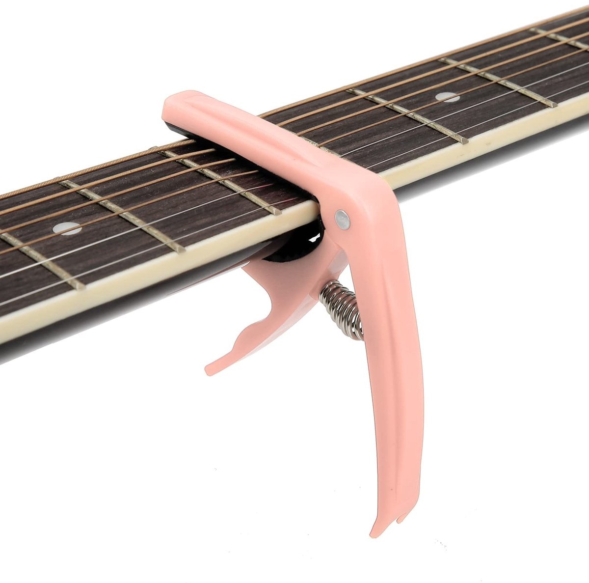 Golden crown - Gitaar Capo - Universele 6-Snarige Capo - Perfect voor Tuning - Roze - Gitaar Accessoires - Geschikt voor Akoestische en Elektrische Gi