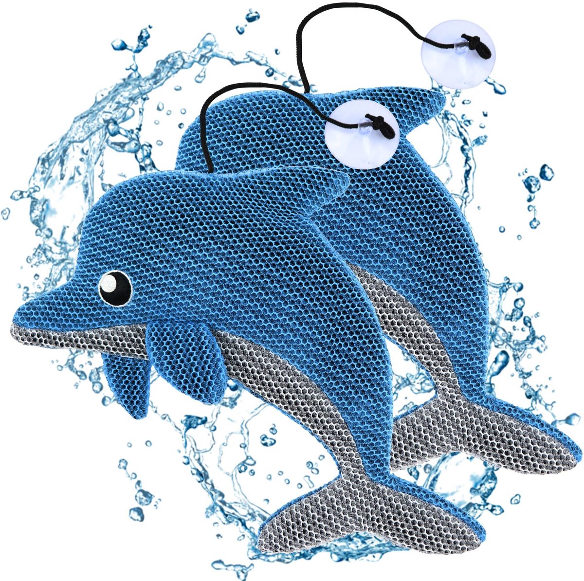 SPHProducts - Dolphin schuimafzuiger - herbruikbaar - olieabsorberende spons - 2 stuks - accessoires voor whirlpools - geschikt voor spa - drielaags f