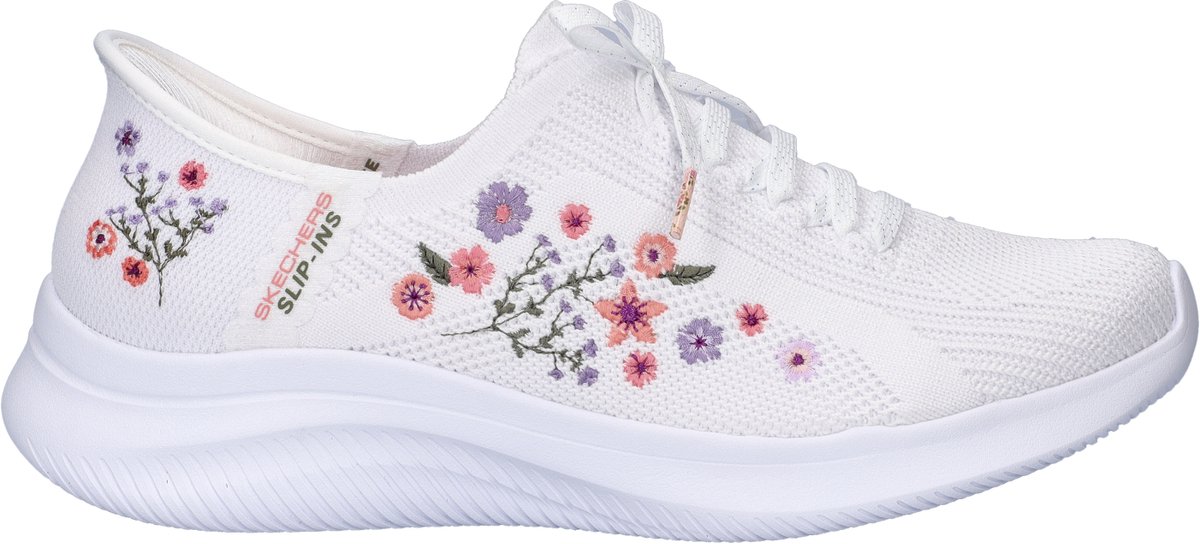 Skechers Hands Free Slip-Ins Ultra Flex 4.0 dames sneaker - Wit - Maat 40