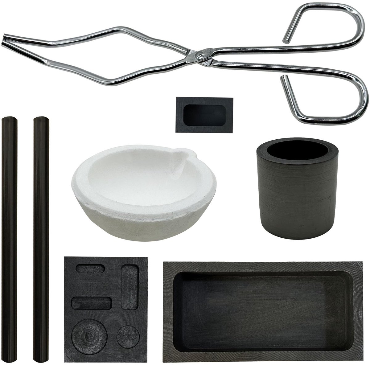 Allecto - Woohome Fakkel - Gietijzer - Grafiet Kleur - Tuinaccessoire - Decoratieve Fakkel - Geschikt voor Buiten