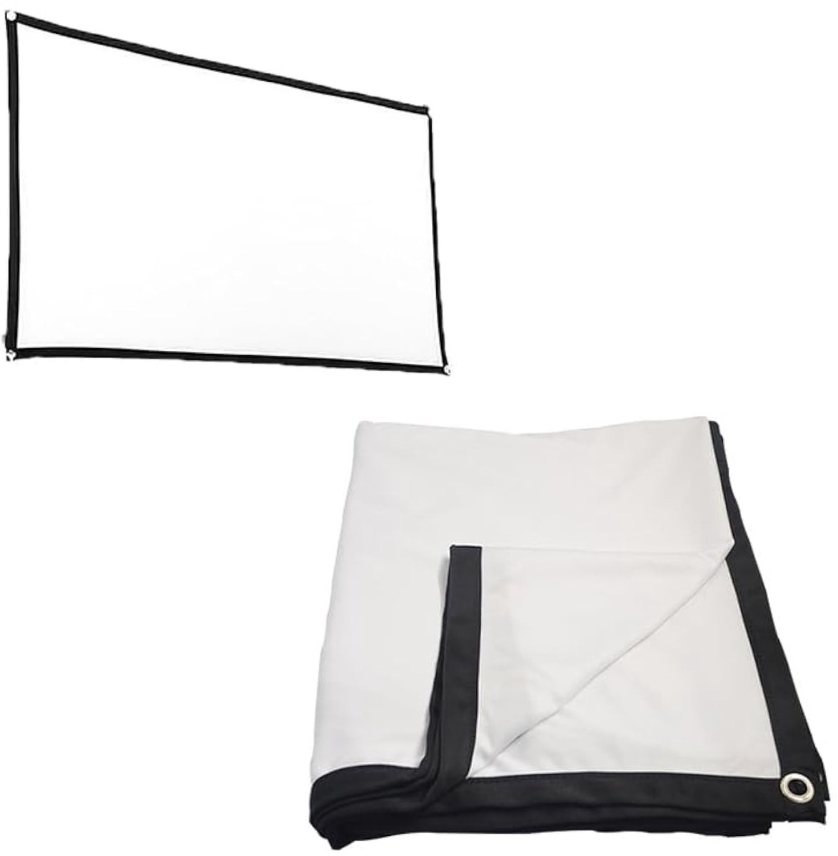 OmGoods - Dailygoody - Projector Scherm - Draagbaar - Opvouwbaar - 51 inch - Hoog contrast - Voor buiten en binnen - Geschikt voor camping