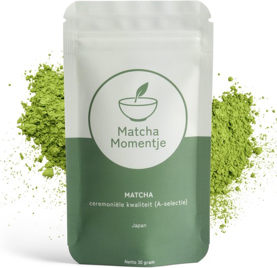 Matcha Momentje - Ceremoniële Matcha A++ - Matcha Poeder - Japanse Eerste lenteoogst - 30 gram