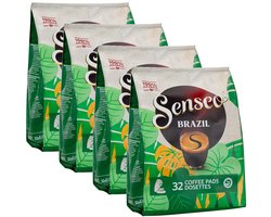 Senseo Brazil Dosettes de café 100% Arabica 4 x 32 Dosettes