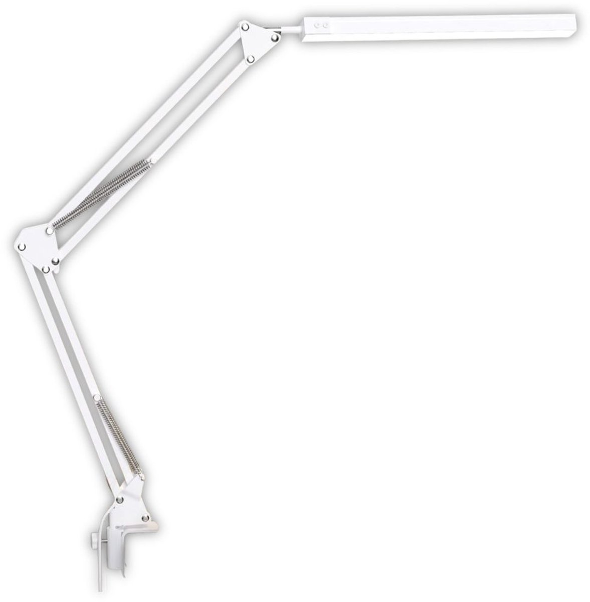 KAD® Bureaulamp - LED Bureaulamp - Voor Bureau & Thuiswerkplek - Wit - 41cm x 13cm x 6cm