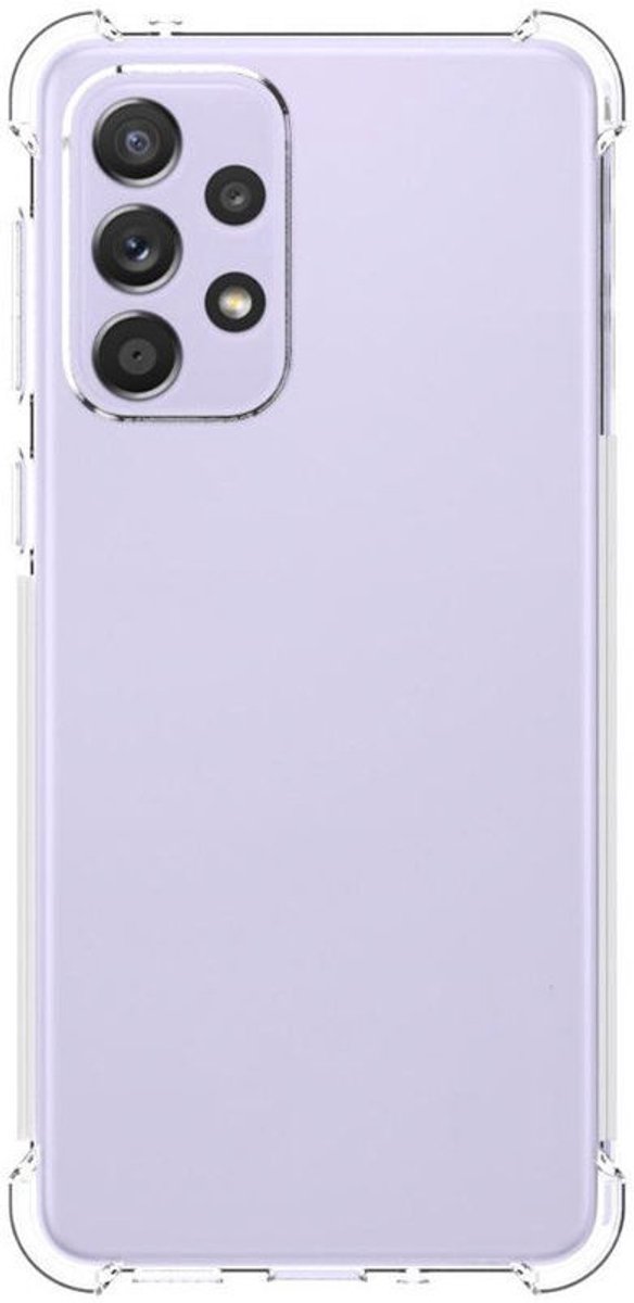 Hoesje Schokbestendig TPU Back Cover Transparant Geschikt voor Samsung Galaxy A33