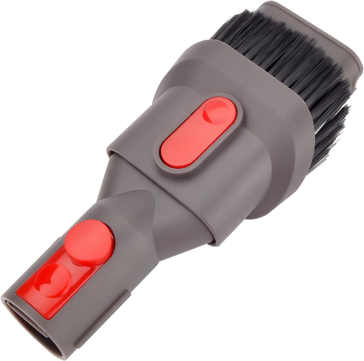 2-in-1 gecombineerde borstel – 2-in-1 accessoire met zachte borstel en platte zuigmond – geschikt voor Dyson draadloze stofzuigers, geschikt voor Gen5, V15, V12, V11, V10, V8 en V7, set van 2