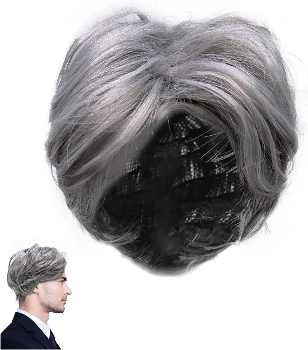 Oude Man Kostuum voor Feestjes en Carnavals - Wetenschapper en Professor Accessoires voor Halloween en Cosplay