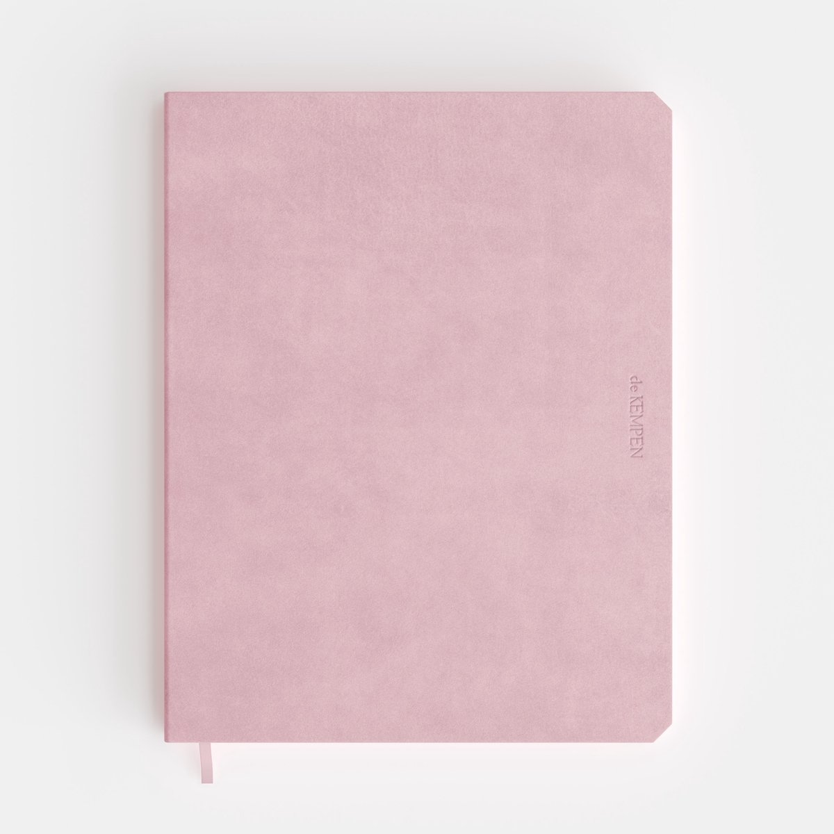 De Kempen - Agenda 2027 - Weekly Planner - Vlakliggend - Marmeren Schutblad - Large 17.1 x 22 cm - Brut/Roze
