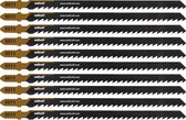 wolfcraft - Hout Decoupeerzaagbladen 10 stuks - 100mm - HCS-blad met T-schacht - Decoupeerzaagblad voor vuren - 8011100