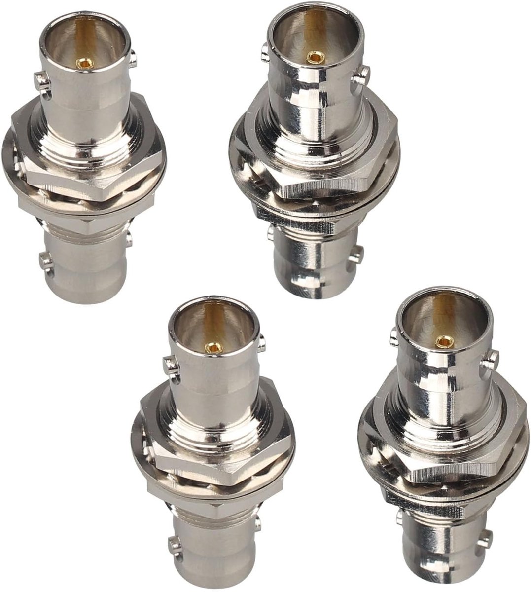 Dailygoody - BNC Female Barrel Connector - Antennas Coaxial Extension Cable - Surveillance System Video - CCTV Camera - DVR Recorder - SDI Device - Wi