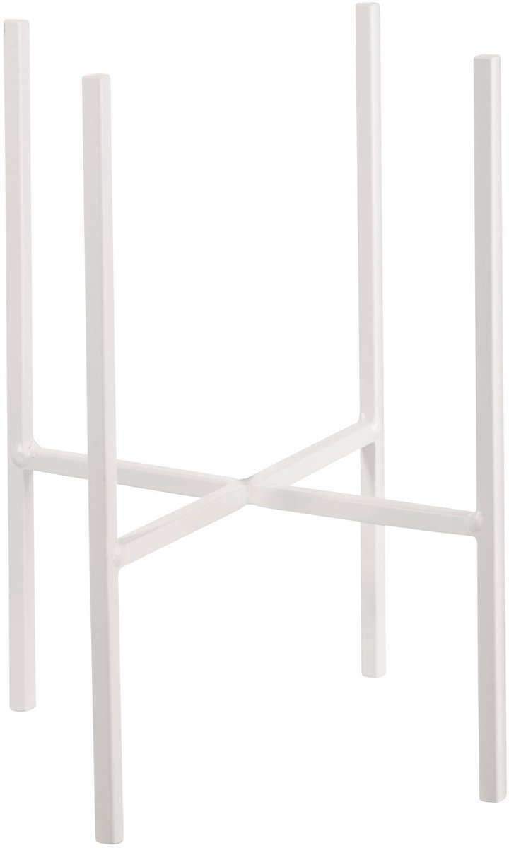 ASA Selection haruko metalen standaard, metalen standaard, standaard, voor vazen, bloempotten, wit, H 26,2 cm, 99081950