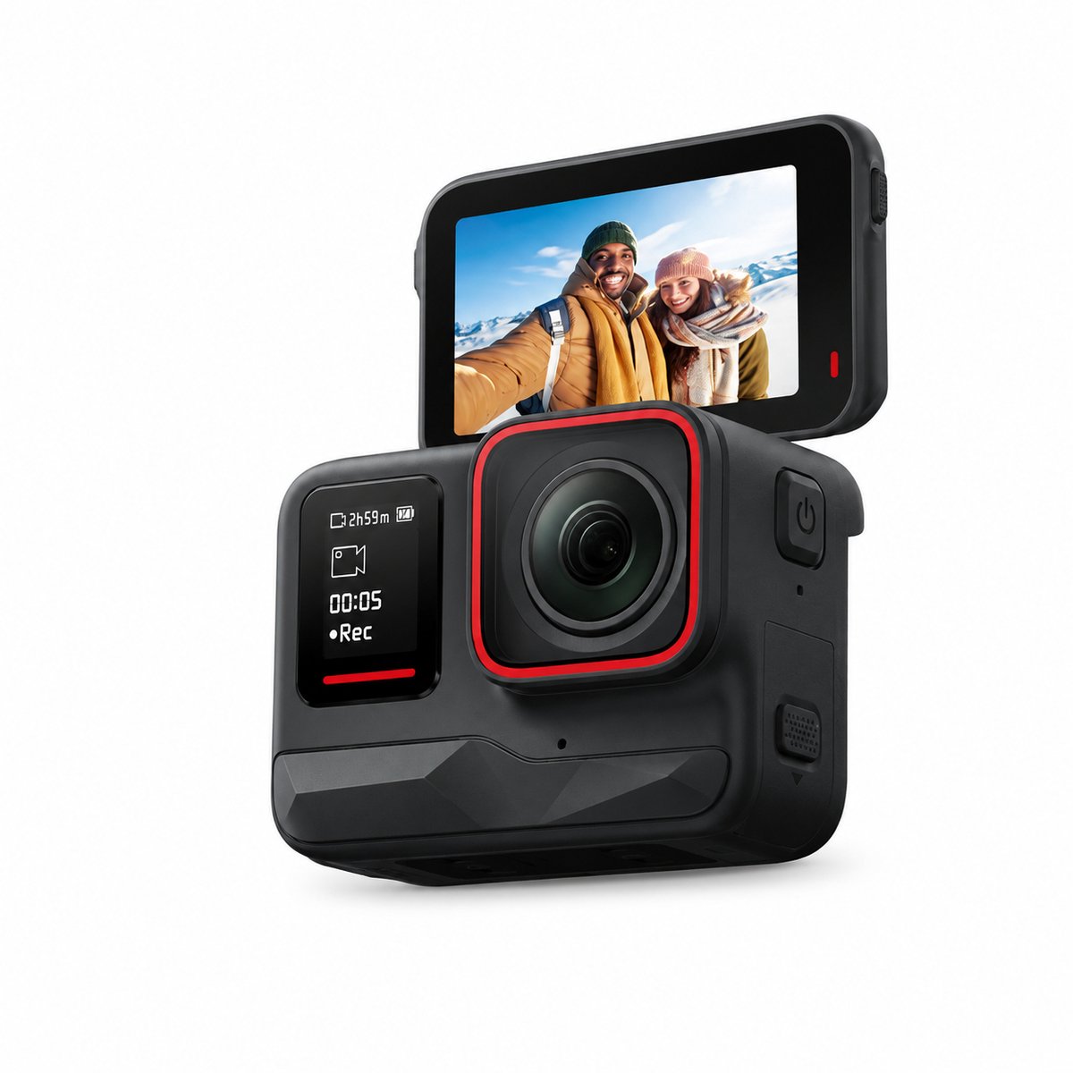 Novari - Actie camera - Action camera - Vlog camera - Sport camera - 8K HDR video opnames - 2,4inch flip touchscreen - Waterdicht