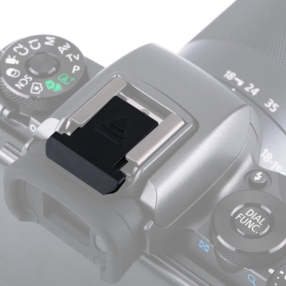 Dailygoody - Hot Shoe Cover - Bescherming - Zwart - Geschikt voor camera's - Ondersteunt ingebouwde flits - Voorkomt vocht en...