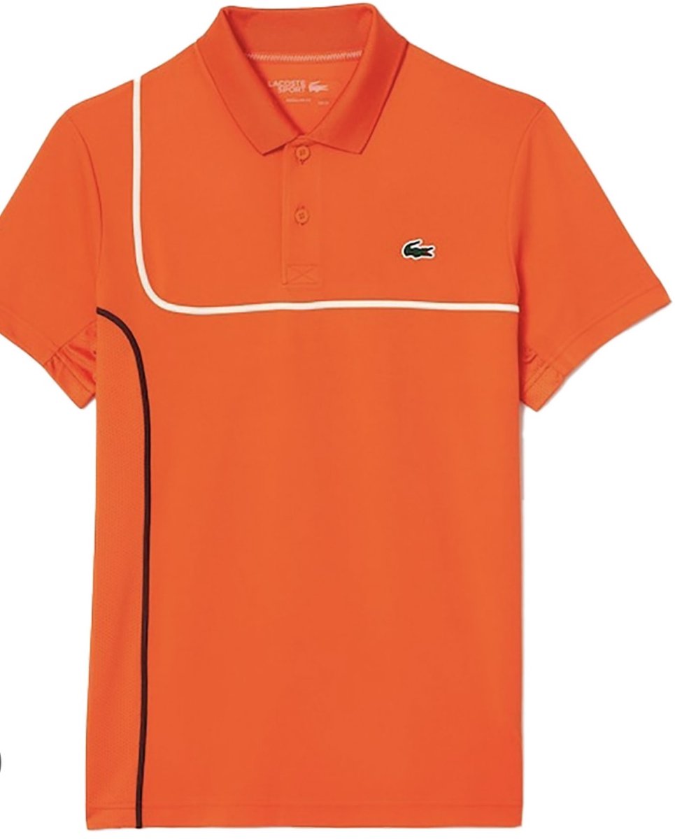 Lacoste Polo Tennis/ Padel- Mannen Oranje