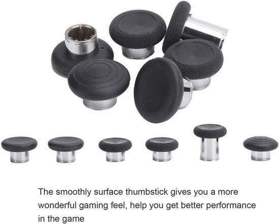 Metalen Thumbsticks Paddles - Controller Accessoires Kit - Gaming Verbeteren - Duurzaam Metalen Materiaal van Merkloos — afbeelding 4