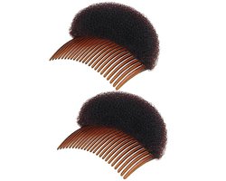 Dailygoody – Bump It Up Volume Inserts – Haar Styling Tool – Perfect voor Pluizig Haar – Bruin – Haar Pads – Voor Vrouwen en Meisjes – 2 Stuks Dailygoody – Bump It Up Volume Inserts – Haar Styling Tool – Perfect voor Pluizig Haar – Bruin – Haar Pads – Voor Vrouwen en Meisjes – 2 Stuks