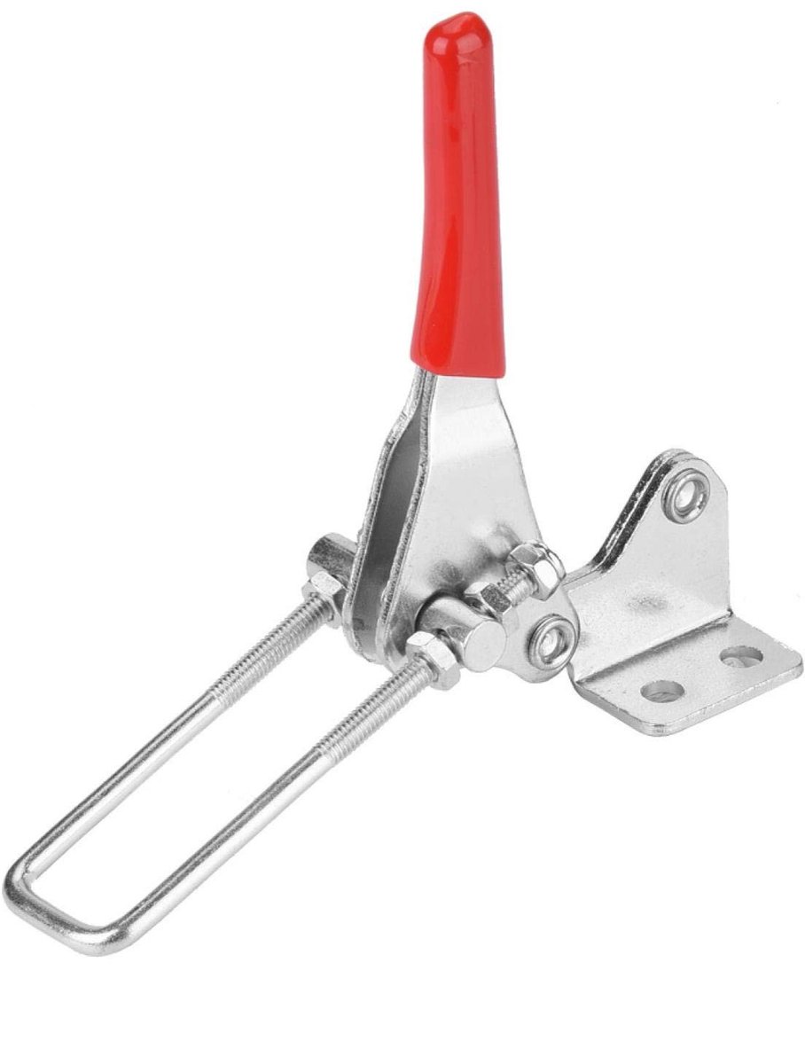 Dailygoody - Handklemgereedschap - Verticale klem - Snelle vergrendeling - Ijzer - Zelfvergrendelende vergrendeling - Geschikt voor houtbewerking - Ga
