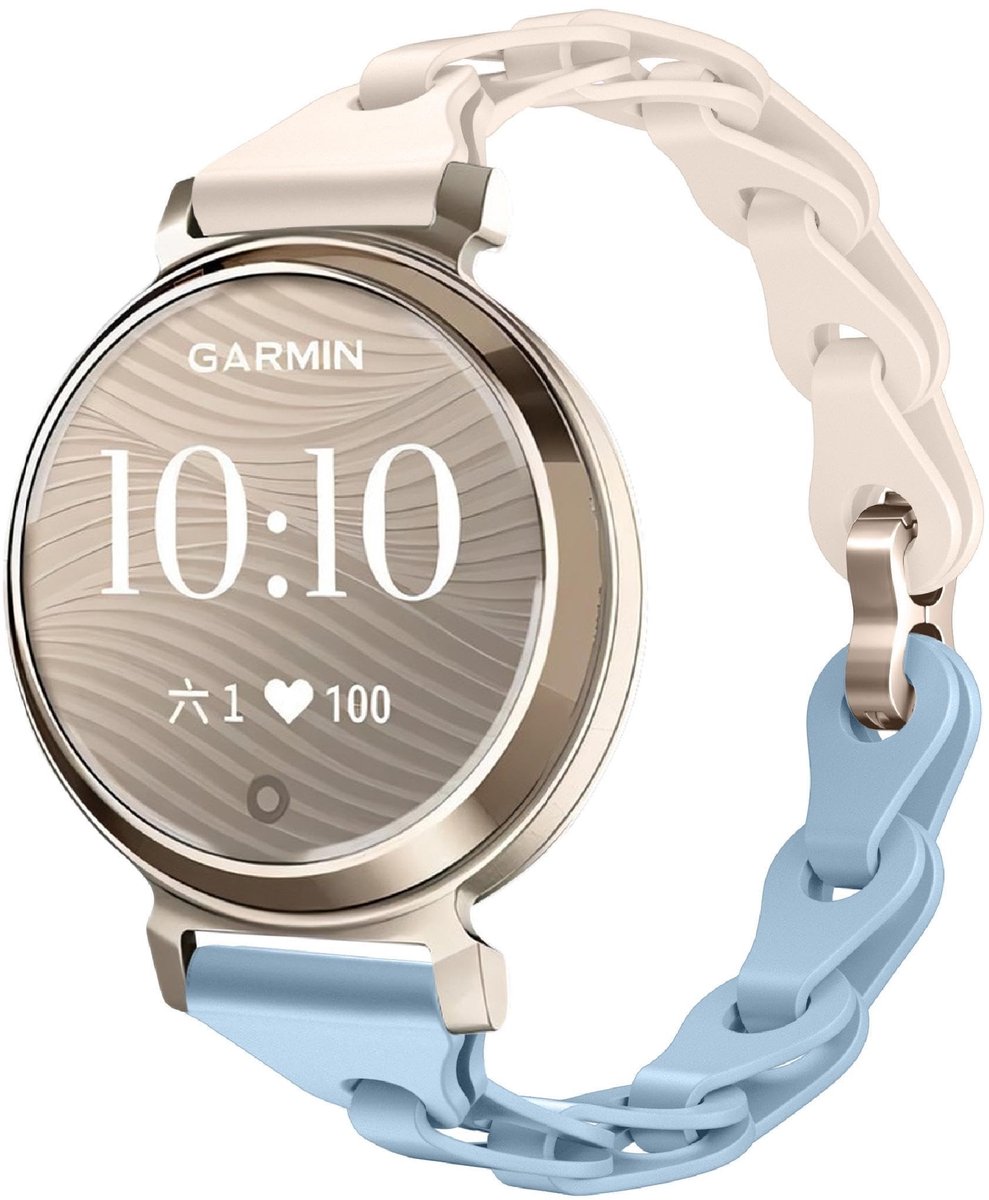 Dailygoody - Armband Garmin Lily 2 - Zachte siliconen - Slijtvast en ademend - Comfortabel en stijlvol - Ideaal voor dagelijks gebruik - Geschikt voor